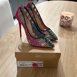 Christian Louboutin Vibrant Patterned Heels